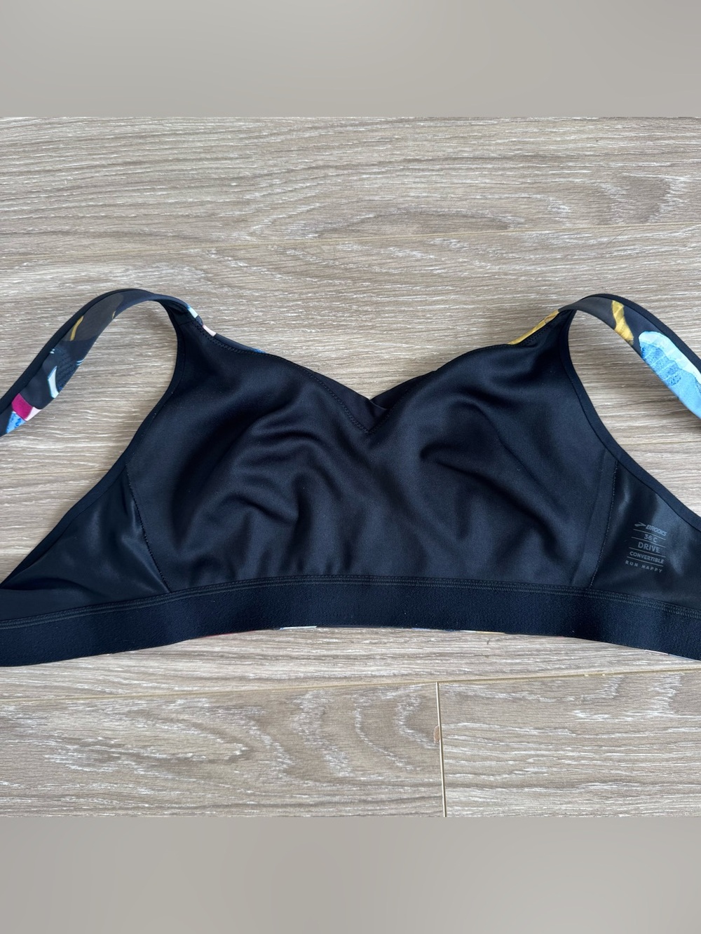 Brooks Drive Convertible Run Sports Bra Fast Floral - Picture 5 of 11